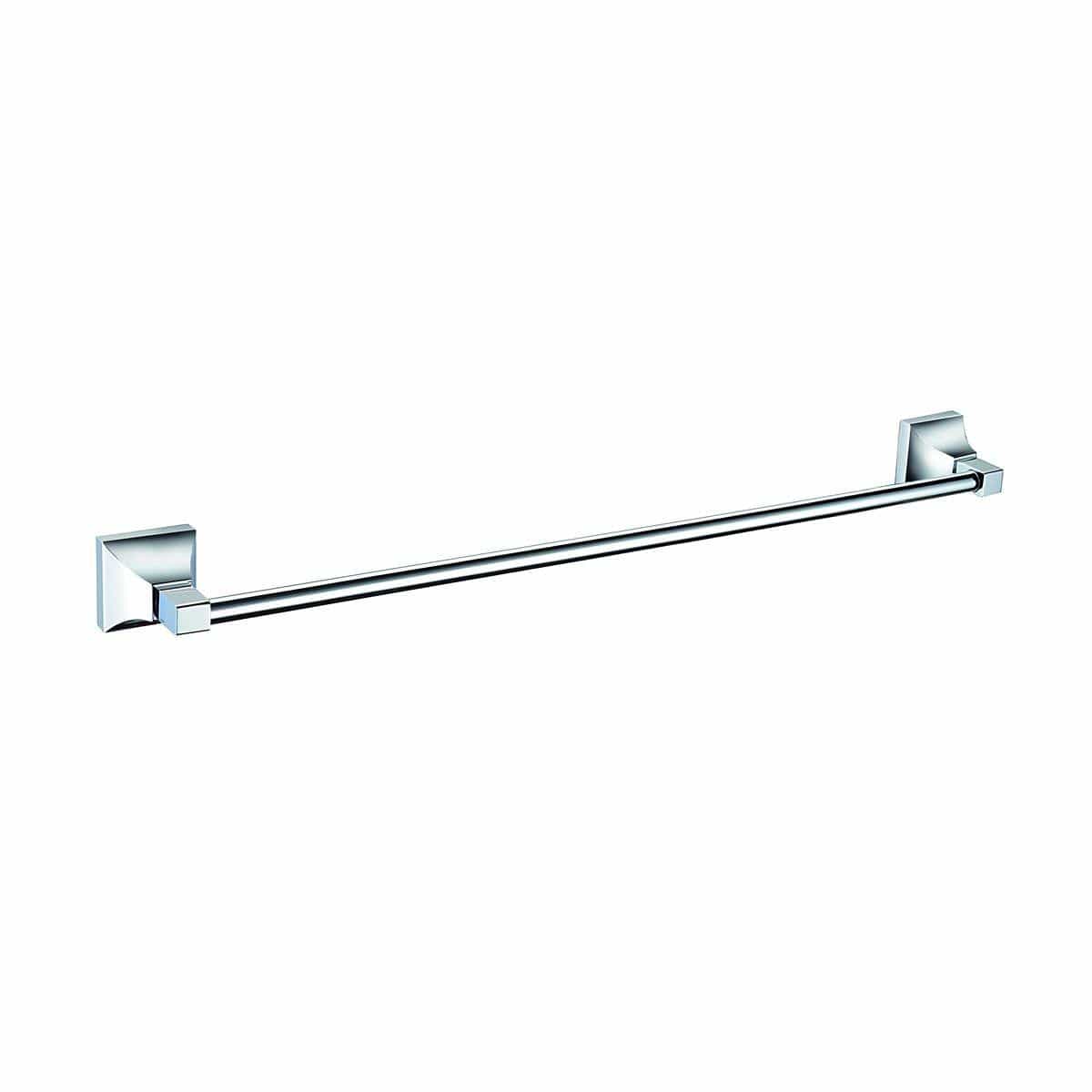 Heritage Towel Rails and Rings Heritage Chancery Single Towel Rail in Chrome
