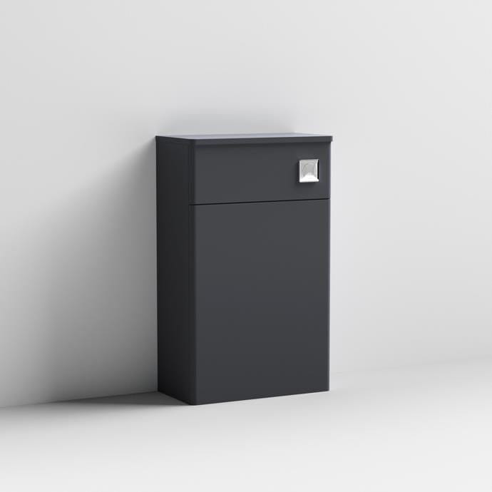 Aquarius WC Unit Soft Black Aquarius Leighton 500mm WC Unit