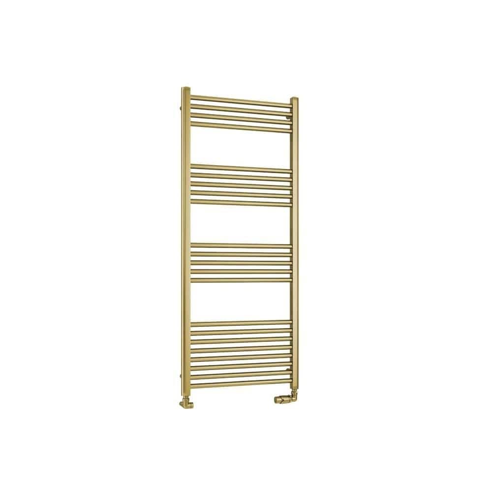 Eastbrook Wendover Straight Heated Towel Rail in Brushed Brass