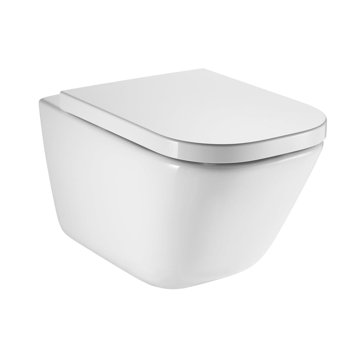 Roca Wall Hung Toilet Roca The Gap Square Wall Hung Rimless Toilet with Soft Close Seat
