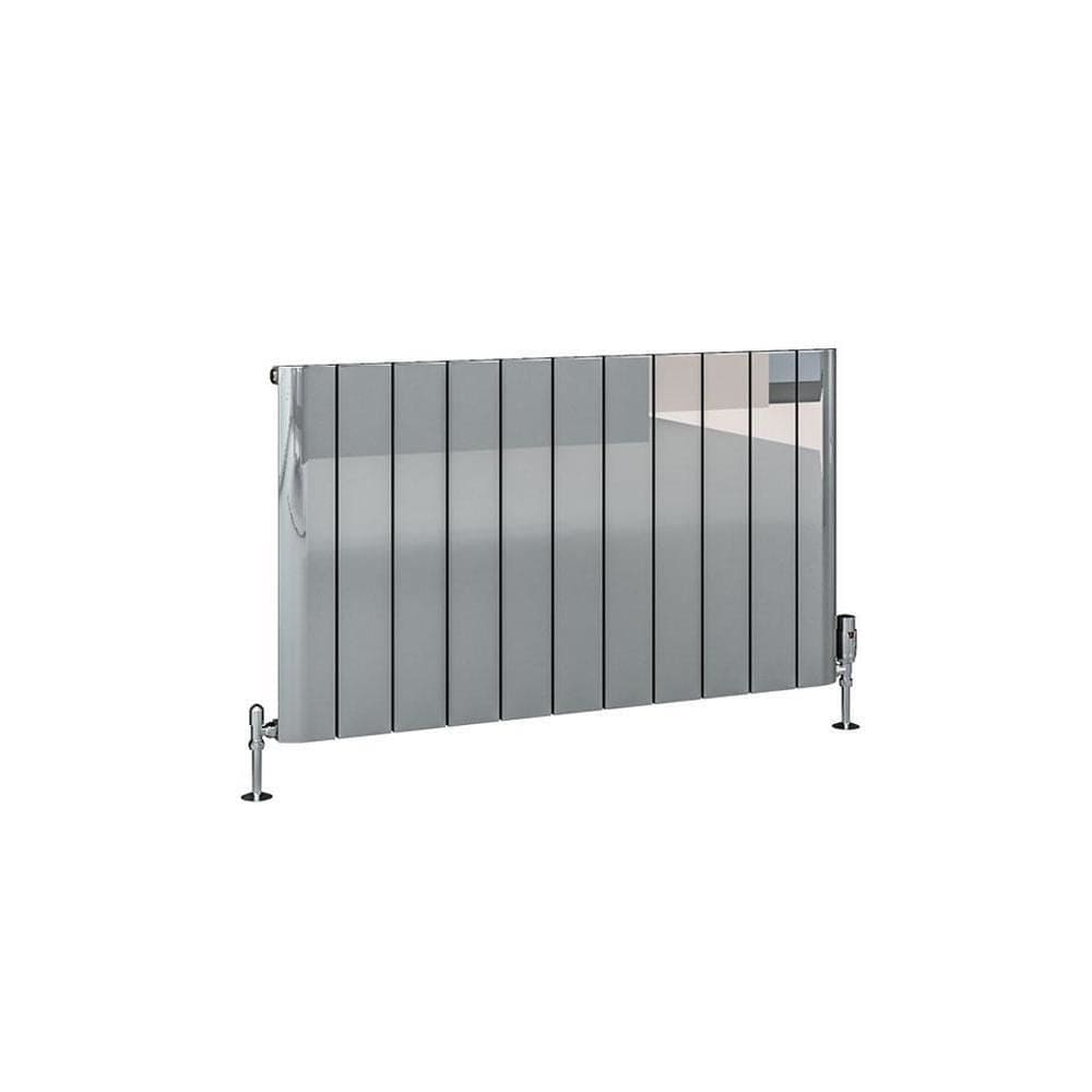 Eastbrook Panel Radiator Eastbrook Peretti Straight Horizontal Aluminum Radiator in Polished Aluminum