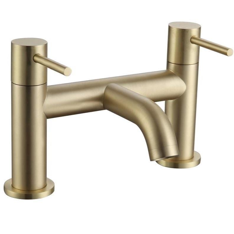 Aquarius Bath Mixer Brushed Brass Aquarius RF-Series Bath Filler Mixer Tap