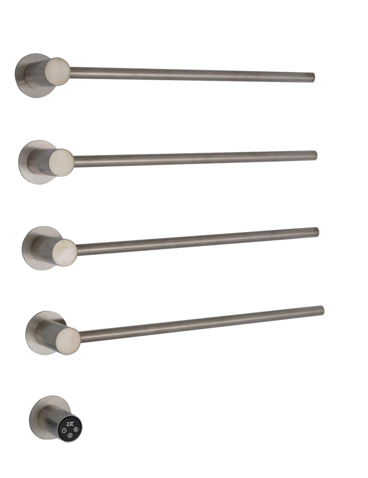 JTP Designer Towel Rail Stainless Steel JTP Onyx Electric Designer Towel Radiator