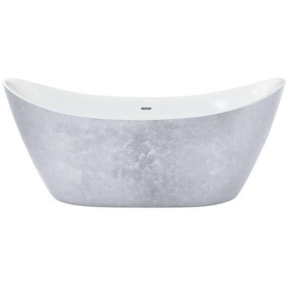 Heritage Roll Top and Slipper Freestanding Bath Stainless Steel Heritage Hylton Freestanding Slipper Bath