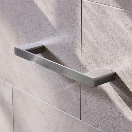 Miller Towel Rails and Rings 300mm / Brushed Nickel Miller Miami Towel Rail