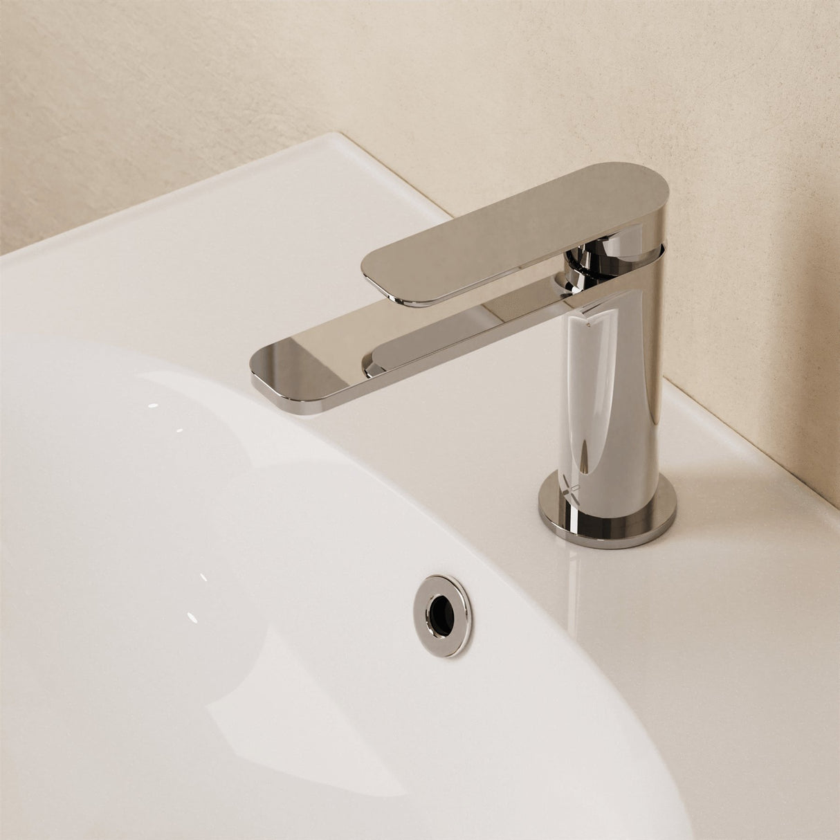 Crosswater Mono Basin Tap Crosswater Pier Mono Basin Mixer Tap in Chrome