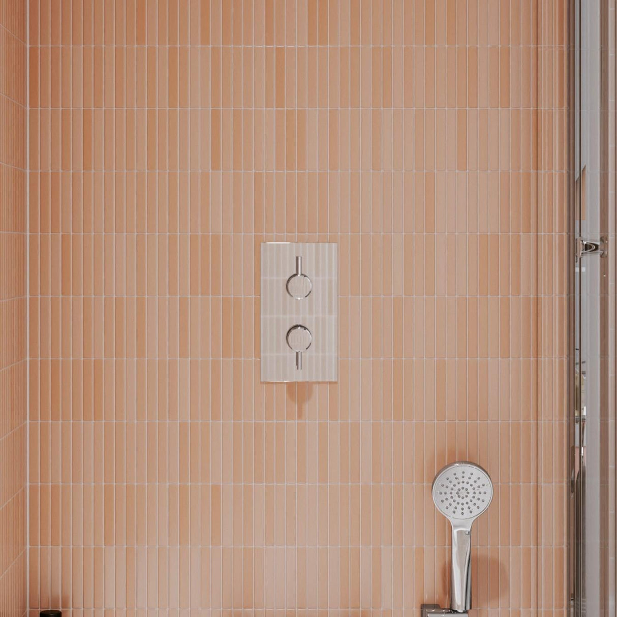 Britton Concealed Shower Valve Britton Hoxton 2.0 1 Outlet, 2 Handle Concealed Thermostatic Shower Valve