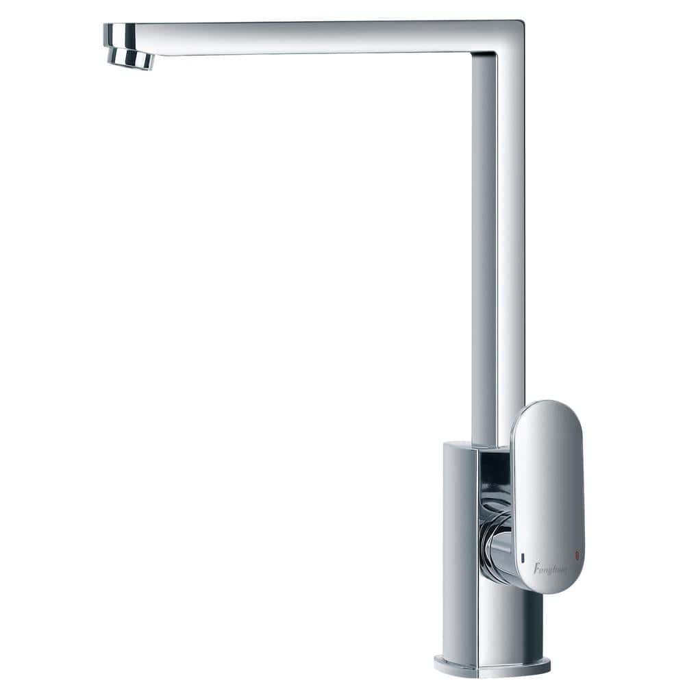 Flova Kitchen Tap Flova Smart Single Lever Kitchen Mixer Tap with Swivel Spout in Chrome