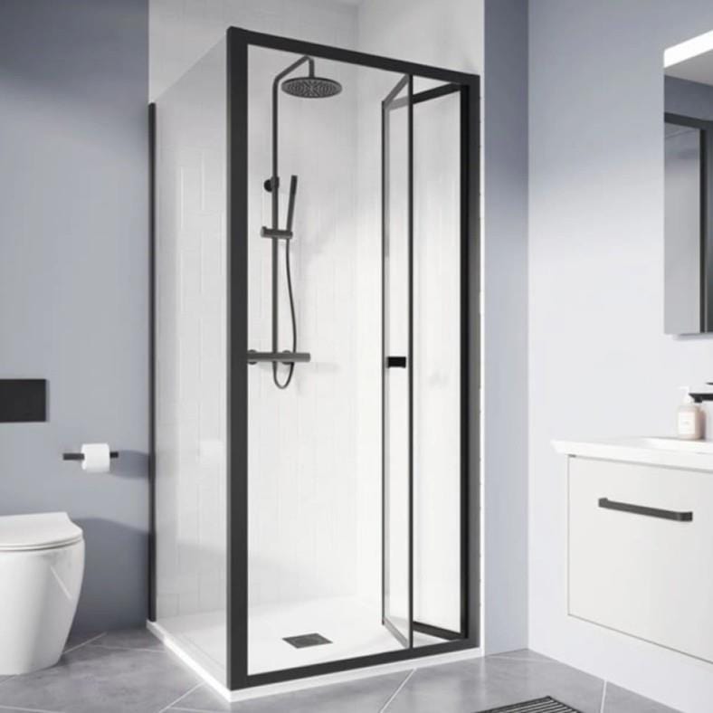 Crosswater Bi-Fold Shower Door Crosswater Clear 6 Bifold Shower Door