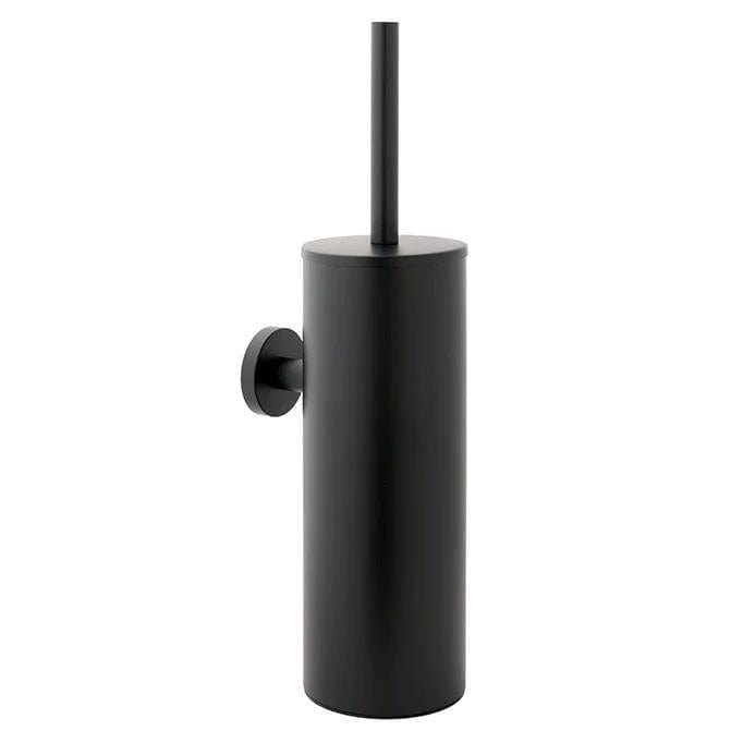 JTP Toilet Brush Matt Black JTP VOS Wall Mounted Toilet Brush and Holder