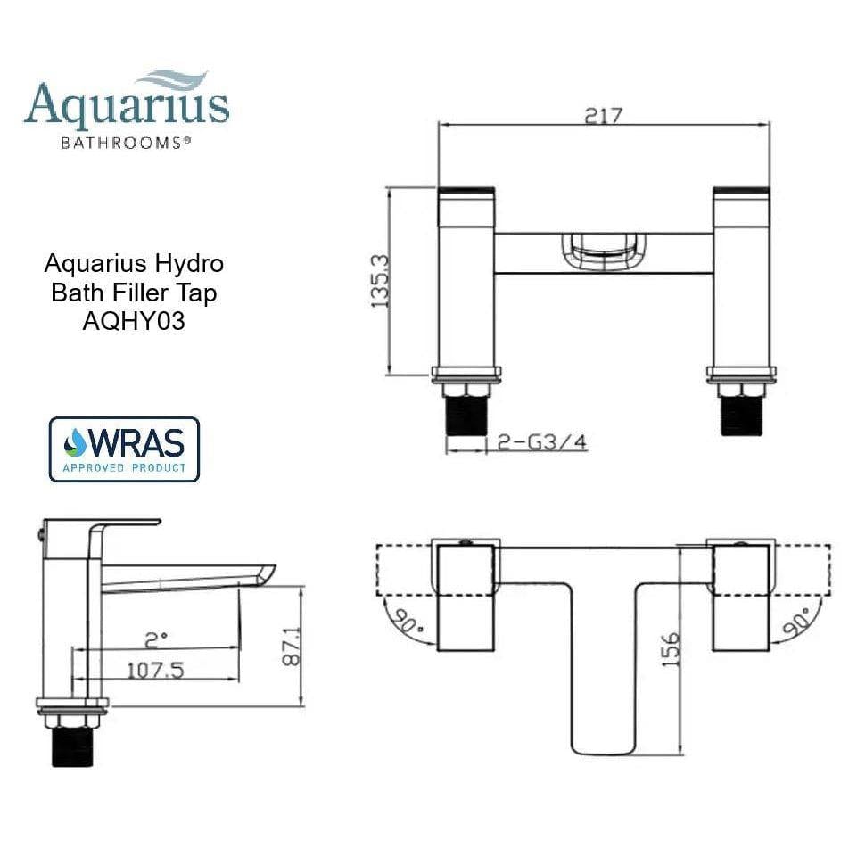 Aquarius Bath Mixer Aquarius Hydro Bath Filler Tap