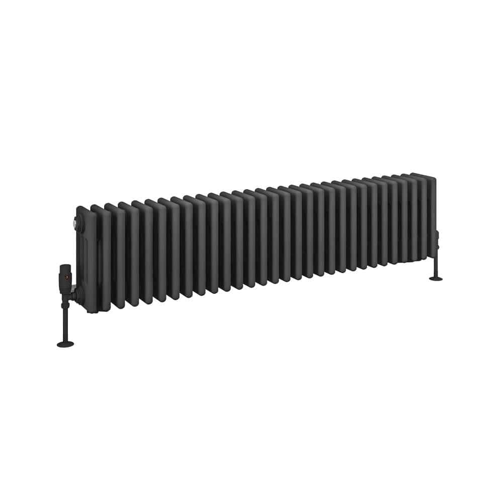 Eastbrook Rivassa Traditional 4 Column Radiator in Matt Anthracite