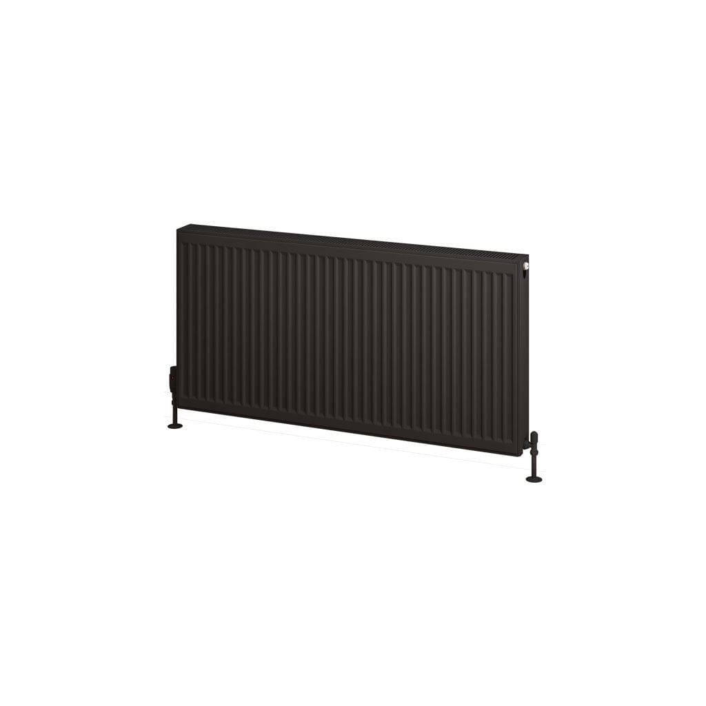 Aquarius Type 22 Aquarius Type 22 Compact Panel Radiator in Matt Black