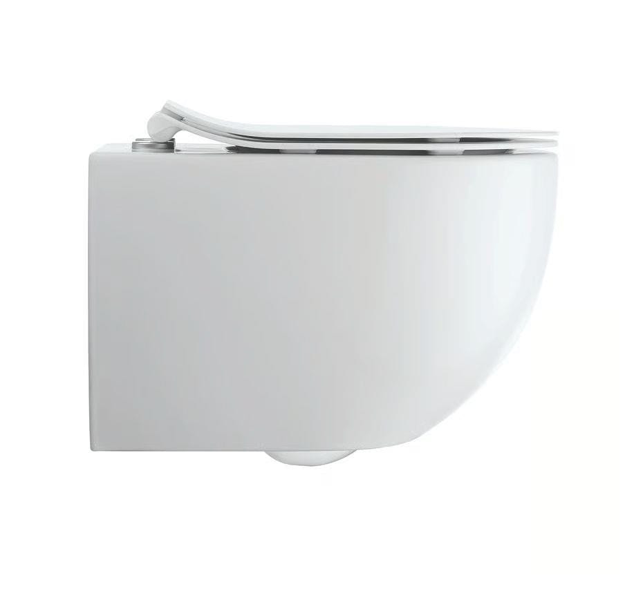 Crosswater Wall Hung Toilet Crosswater Glide II Wall Hung Rimless Toilet with Quick Release Soft Close Seat