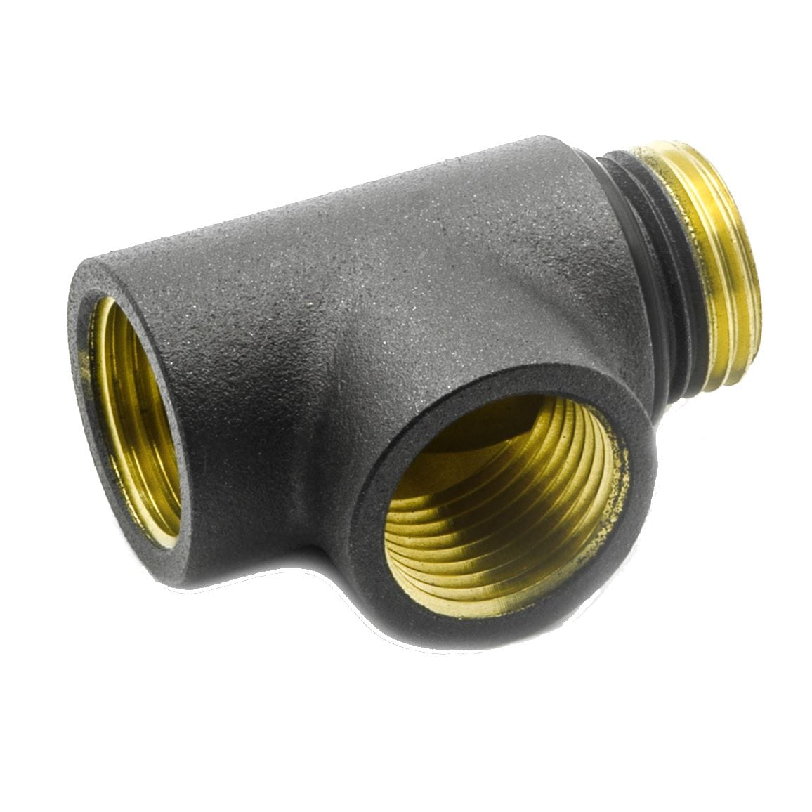 Reina Radiator Valve Anthracite Reina Radiator Dual Fuel T-Piece