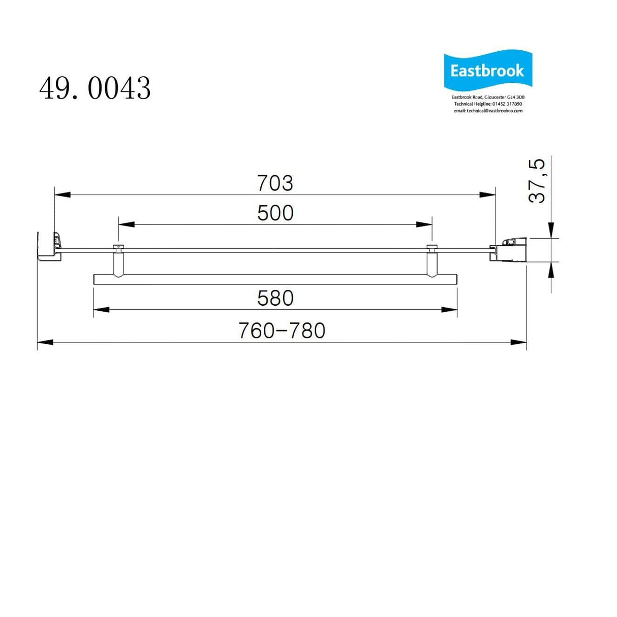 Eastbrook Side Panel Eastbrook Vantage 2000 Side Panel