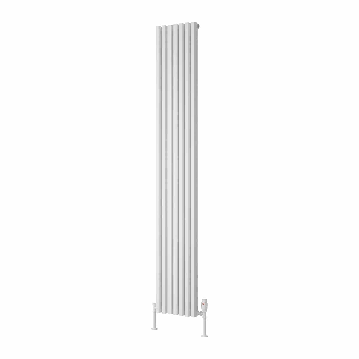 Reina Panel Radiator 1800 x 270mm / White Reina Albano Central Heating Vertical Radiator