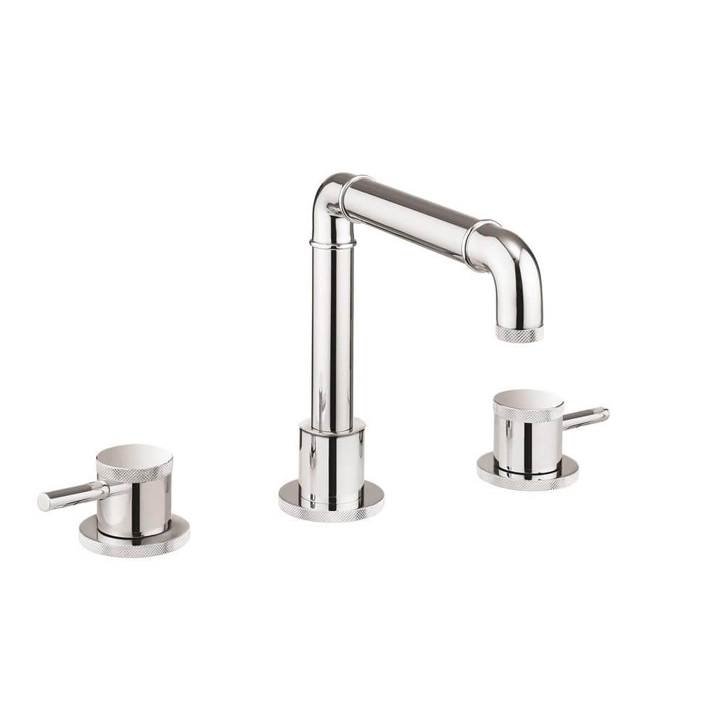 Crosswater 3 Tap Hole Basin Set Crosswater MPRO Industrial 3 Hole Deck Mounted Basin mixer Tap in Chrome
