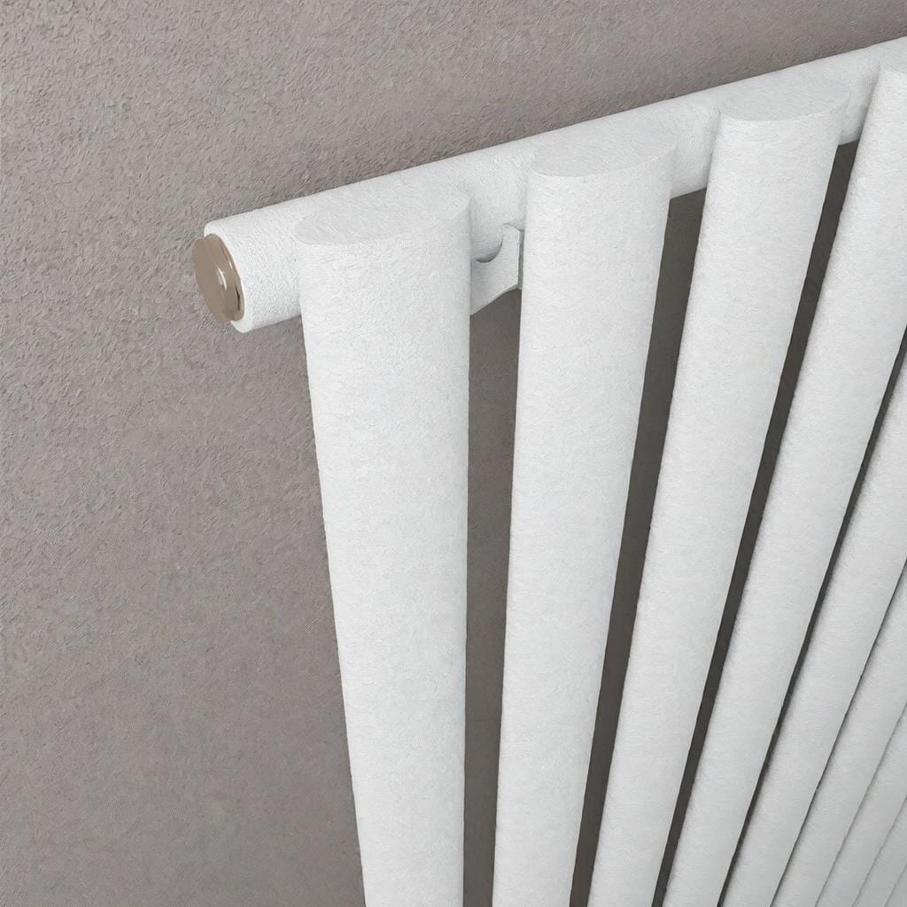 Eastbrook Designer Towel Radiator Eastbrook Tunstall Straight Vertical Designer Radiator in Matt White