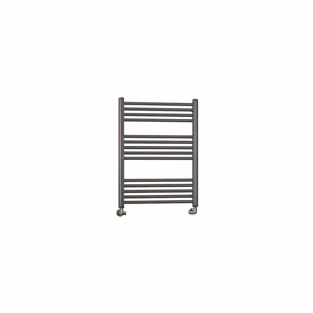 Eastbrook Ladder Rail Eastbrook Wendover Straight Heated Towel Rail in Brushed Gunmetal