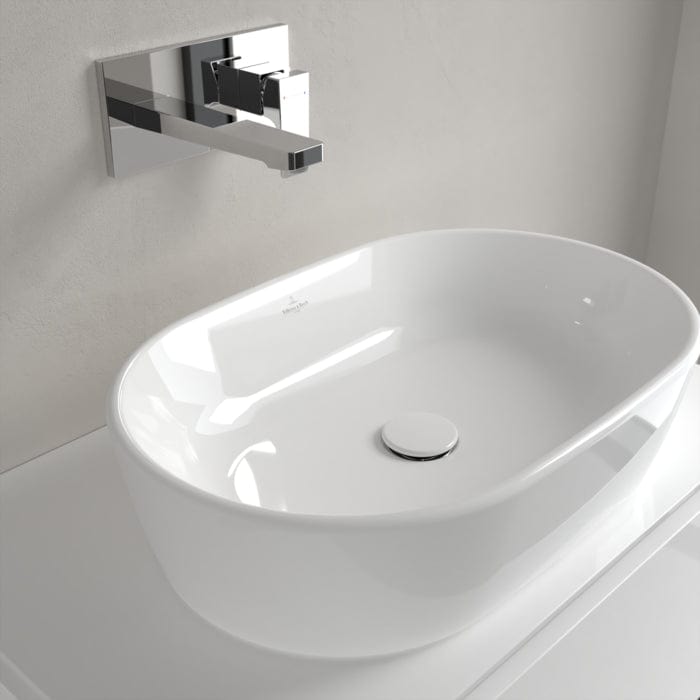 Villeroy & Boch Countertop Basin Villeroy & Boch Architectura Oval 600mm Countertop Basin (with Overflow) in Alpin White