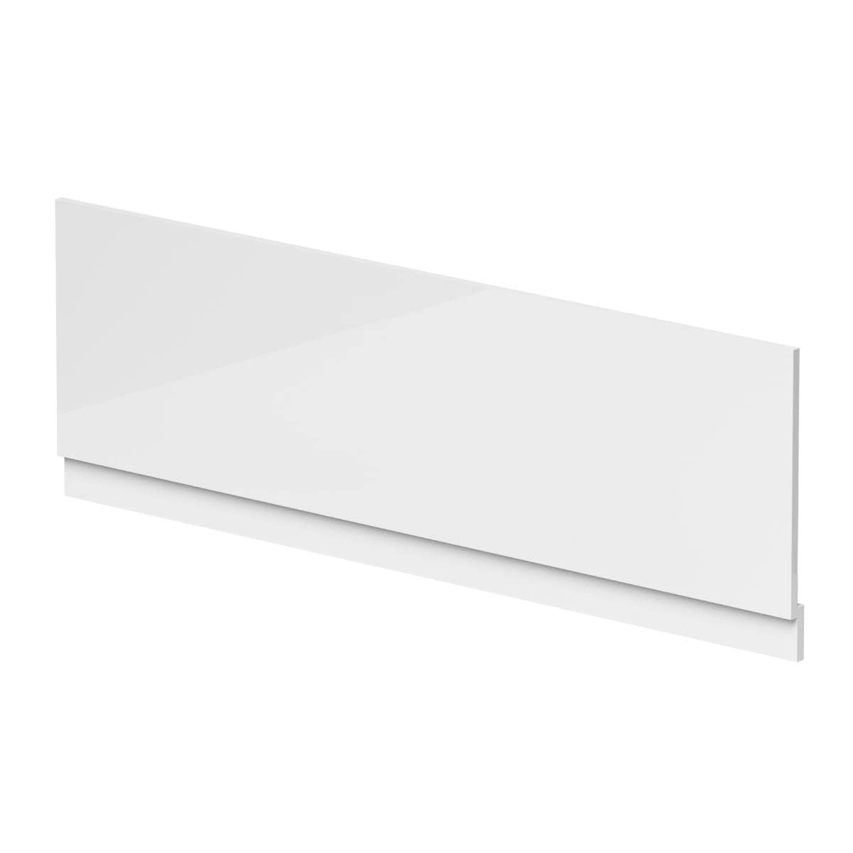 Aquarius Bathrooms Bath Panel 1700 x 550mm Aquarius Halite Waterproof Front Bath Panel in White Gloss