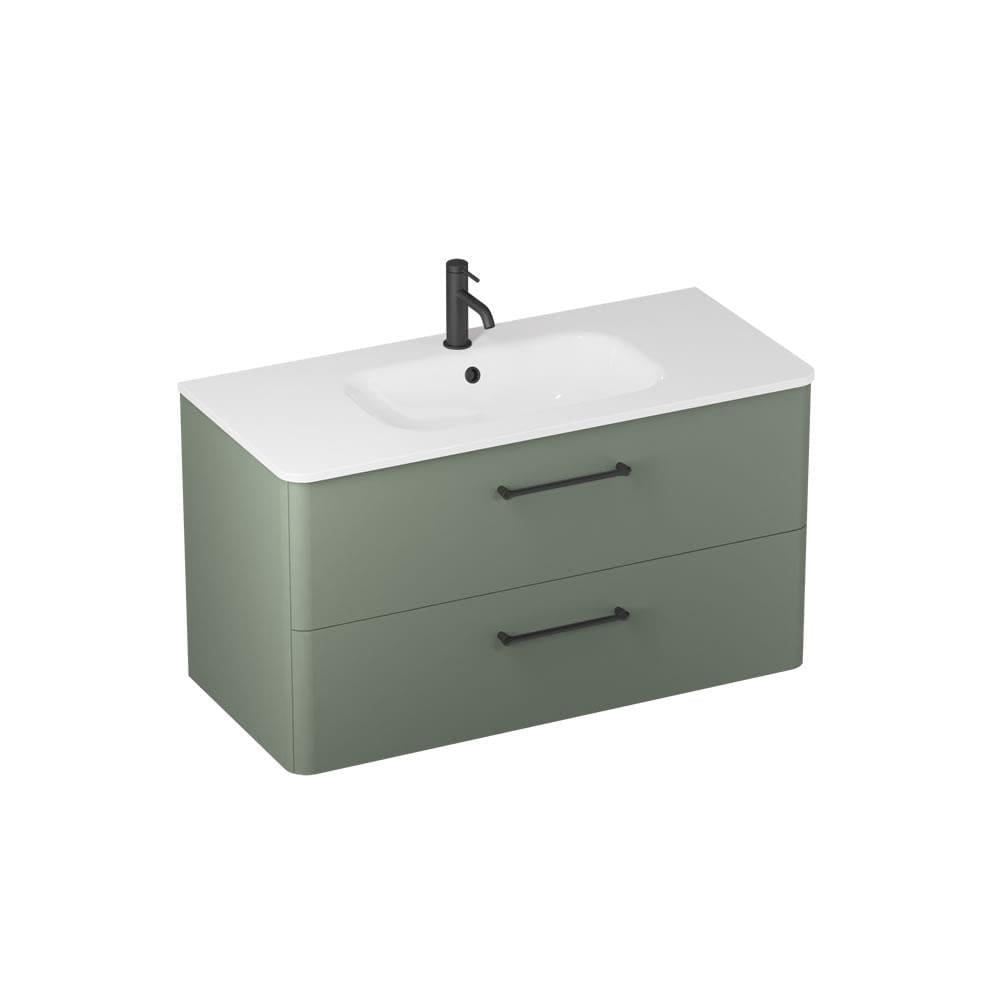 Britton Wall Mounted Vanity Unit Britton Camberwell Wall Mounted 1000mm Vanity Unit with Basin or Worktop