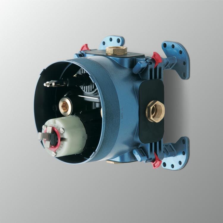 Ideal Standard Concealed Shower Valve Ideal Standard Ceratherm T100 Concealed Thermostatic Shower Valve Set with Wall Elbow and Handset in Chrome