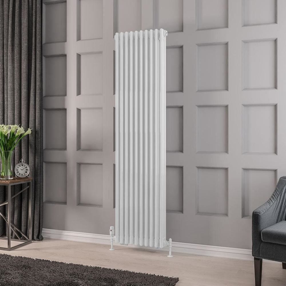 Eastbrook Rivassa Traditional 3 Column Radiator in White