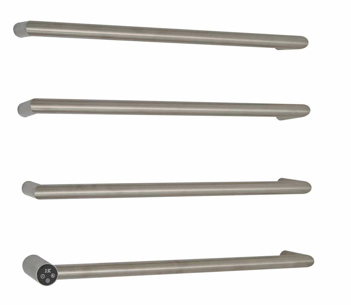 JTP Designer Towel Rail Stainless Steel JTP Obi Designer Towel Radiator - 600 x 485mm - Electric Only