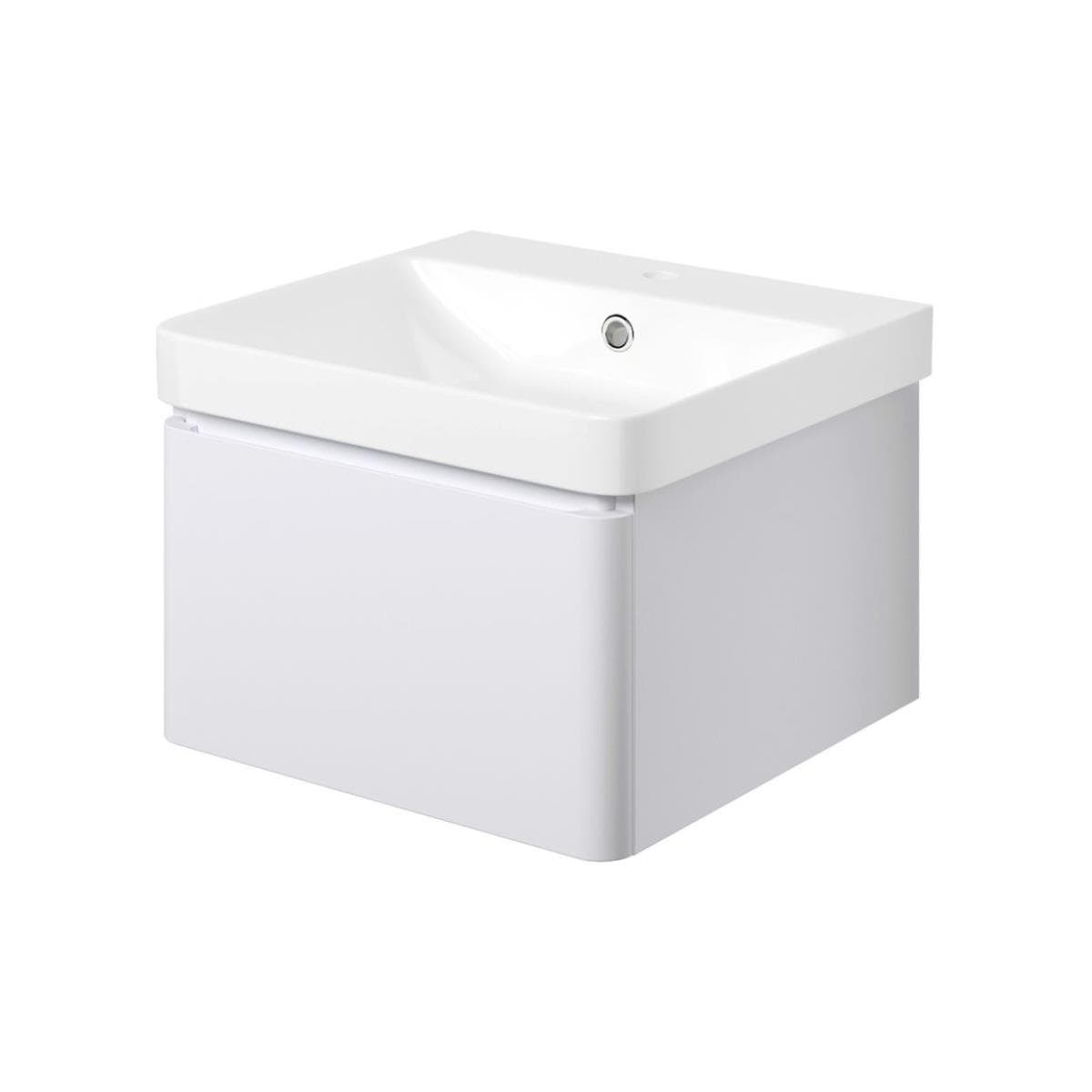 Aquarius Bathrooms Wall Mounted Vanity Unit Aquarius Sophie Wall Hung One Drawer Vanity Unit with 1 Tap Hole Basin