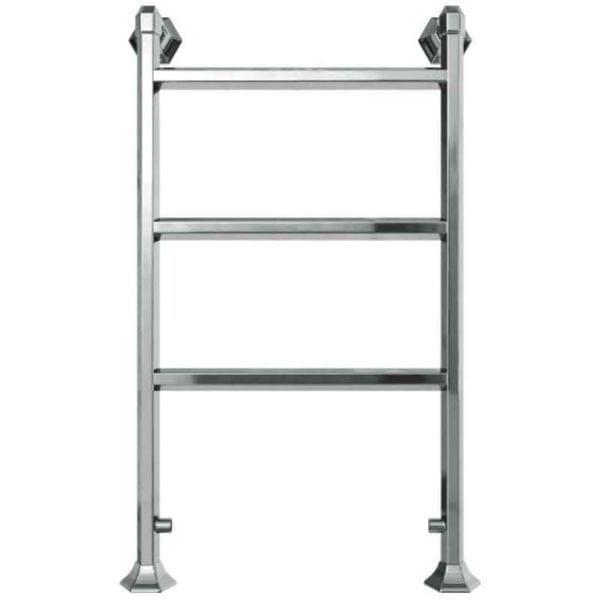 Vogue Traditional Towel Rail 943 x 600 / Electric Only Vogue Art Moderne Straight Floor Mounted Traditional Towel Radiator in Chrome