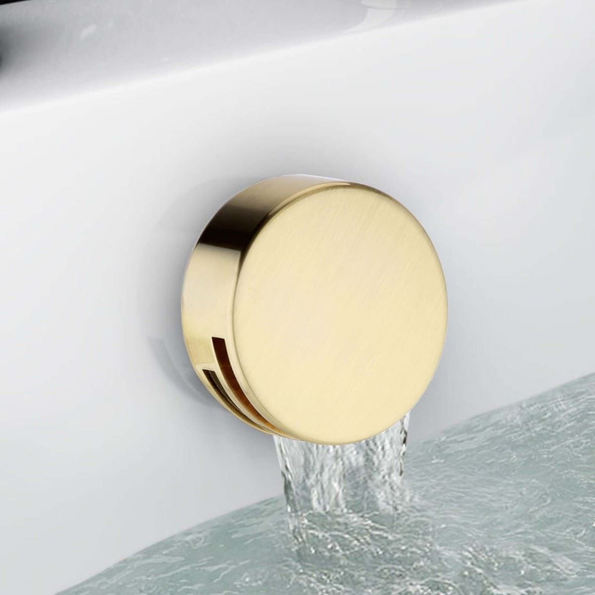 Aquarius Bathrooms Concealed Shower Set Aquarius RainLux Round 2 Outlet Overflow Filler Shower Bundle