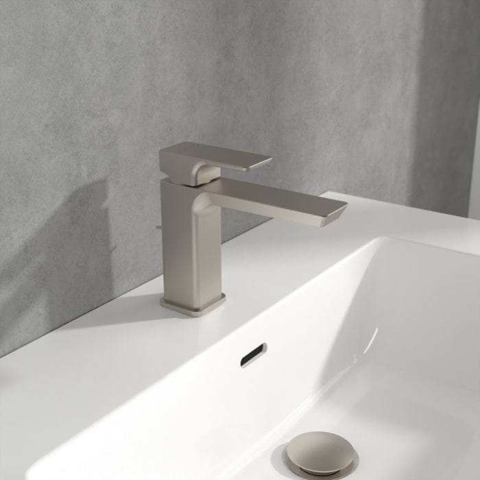 Villeroy & Boch Basin Tap Brushed Nickel Matt / Yes Villeroy & Boch Subway 3.0 Basin Mixer Tap
