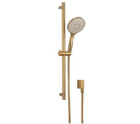 Crosswater Shower Riser Rail Brushed Brass Crosswater MPRO Slider Rail with Shower Kit