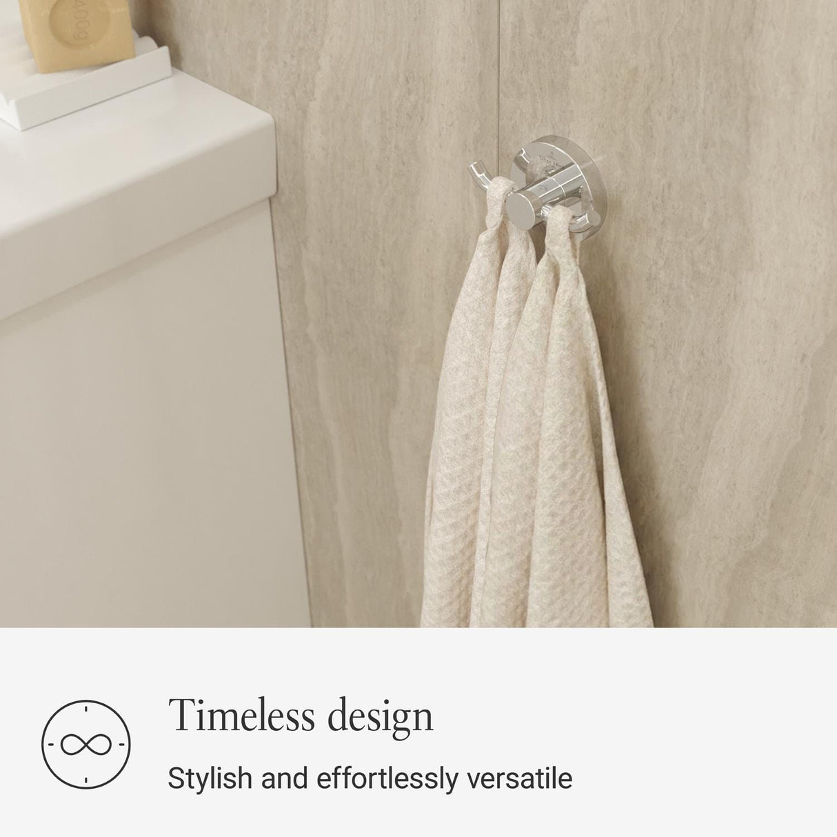 Villeroy & Boch Robe Hook Villeroy & Boch Elements - Tender Double Robe Hook