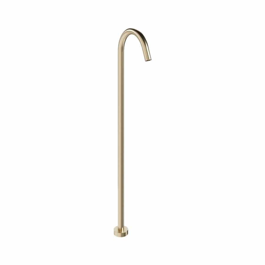 Crosswater Bath Spout Brushed Brass Crosswater MPRO Freestanding Bath Spout