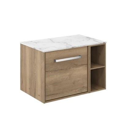Crosswater Wall Mounted Vanity Unit Crosswater Infinity Wall Mounted Vanity Unit with Worktop