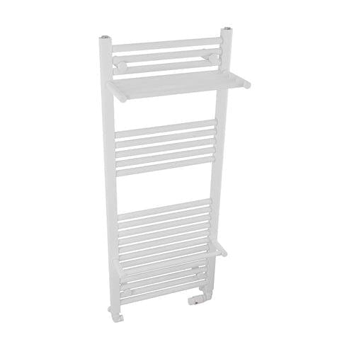 Eastbrook Panel Radiator 1200 x 500 / Central Heating Eastbrook Haddenham Straight Vertical Towel Rail in Matt White