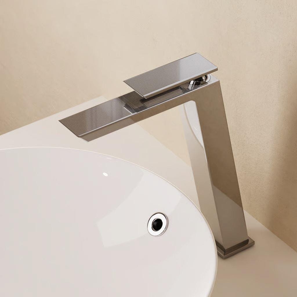 Crosswater Tall Basin Tap Chrome Crosswater Limit Tall Mono Basin Mixer Tap