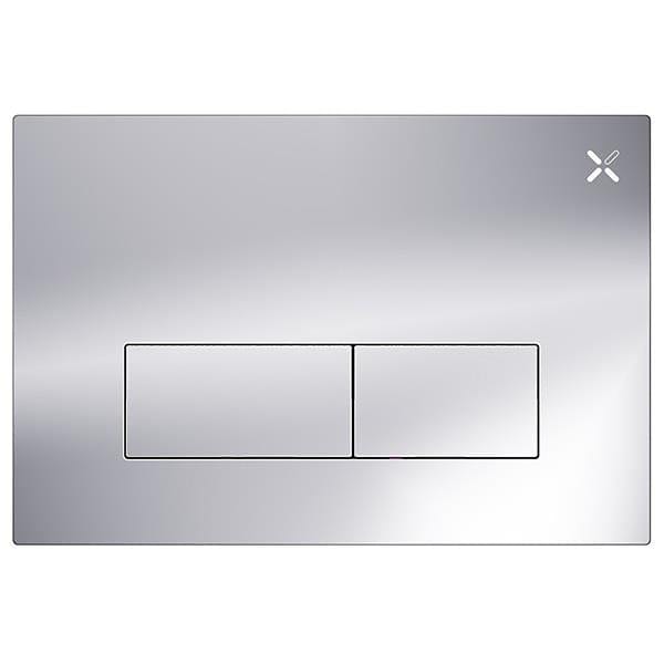 Crosswater Flush Plate Chrome Crosswater MPRO Stainless Steel Flush Plate
