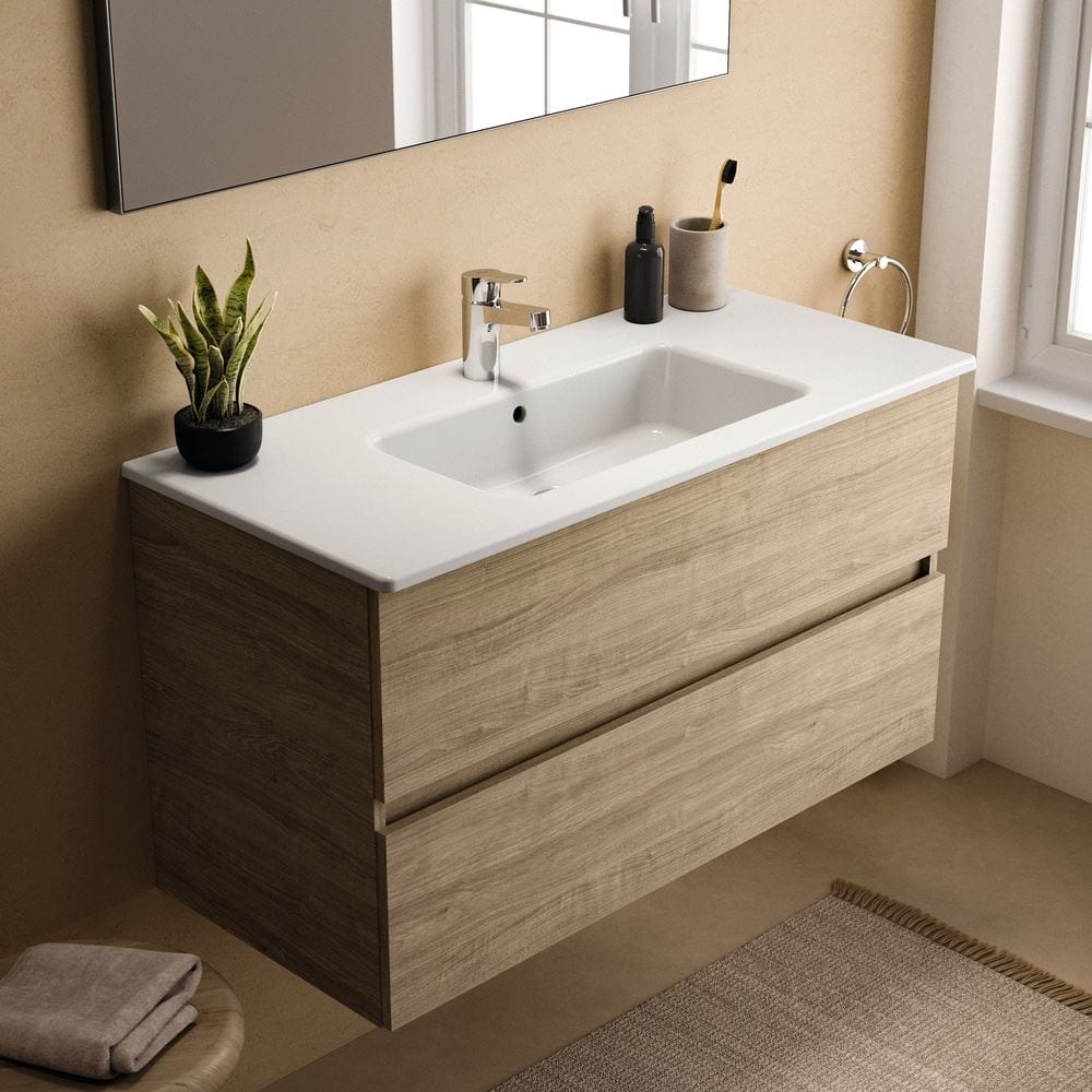 Ideal Standard Wall Mounted Vanity Unit Ideal Standard Eurovit+ Wall Mounted Vanity Unit with 2 Drawers