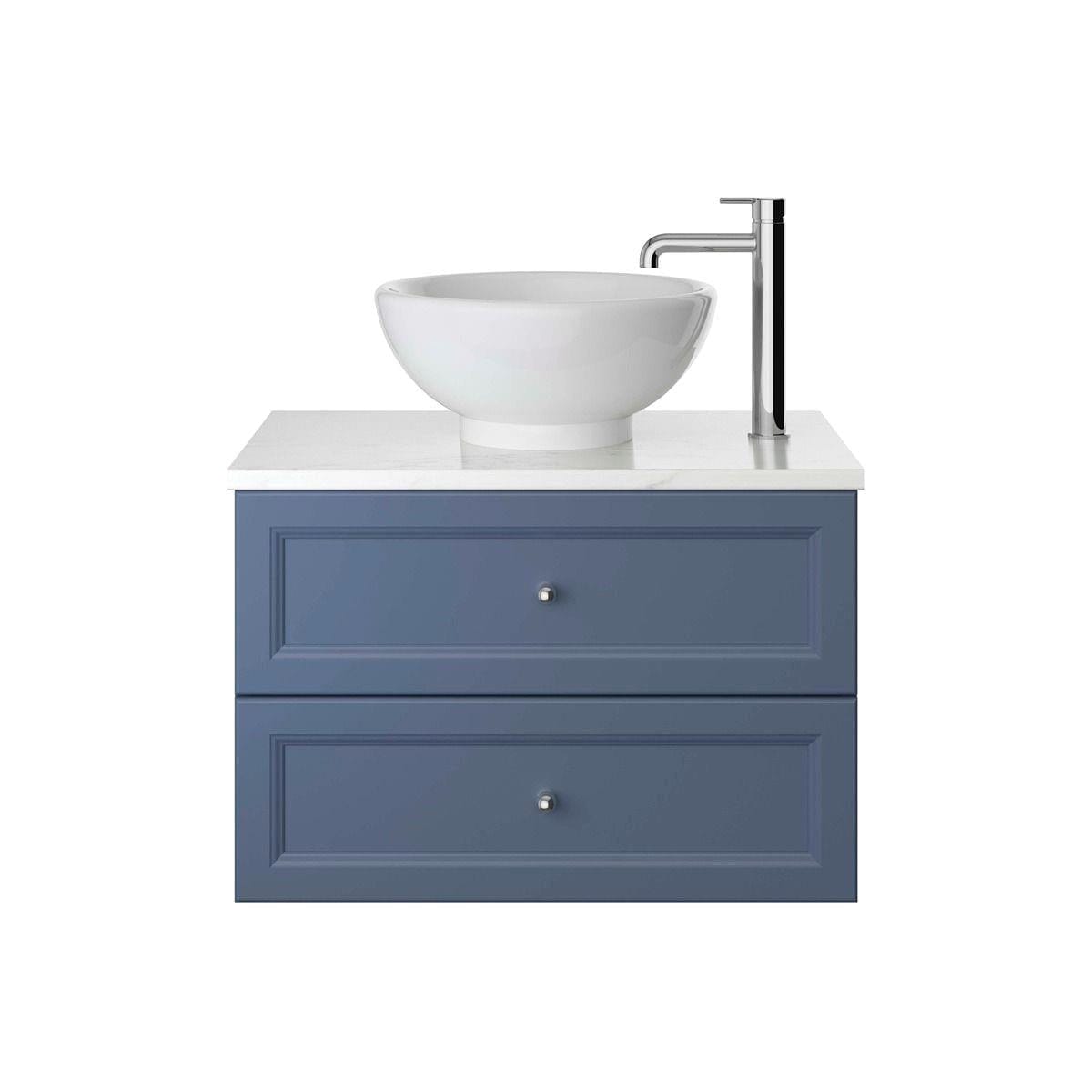 Heritage Wall Mounted Vanity Unit Heritage Caversham Wall Mounted Vanity Unit with Worktop - 1400mm