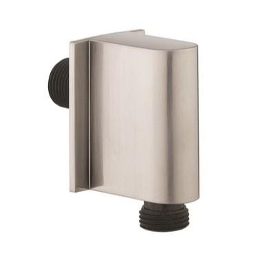 Crosswater Shower Elbow Brushed Stainless Steel Effect Crosswater MPRO Wall Outlet