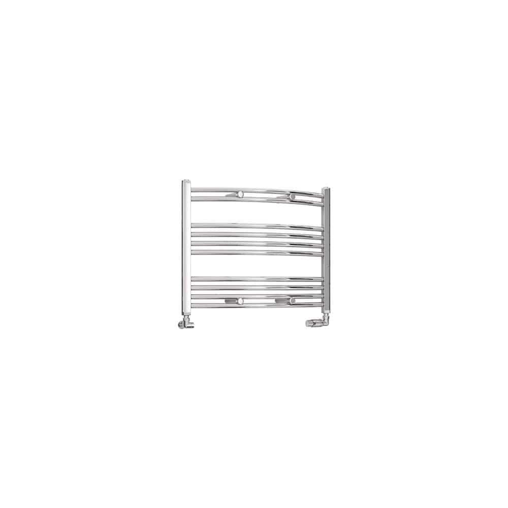Eastbrook Wendover Curved Vertical Heated Towel Rail in Chrome
