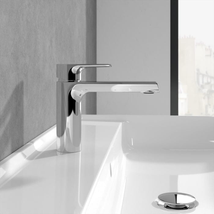 Villeroy & Boch Mono Basin Tap Villeroy & Boch Liberty Single Lever Basin Mixer Tap with Pop-Up Waste in Chrome