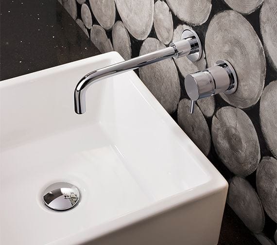 Crosswater Wall Mounted Basin Tap Crosswater Mpro 2 Hole Wall Mounted Basin Mixer Tap