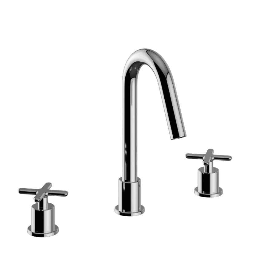 Heritage 3 Tap Hole Basin Set Chrome Heritage Salcombe 3 Hole Basin Mixer Tap