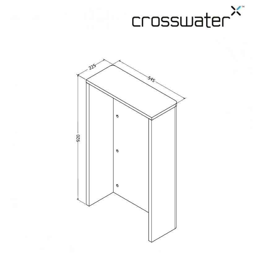 Crosswater WC Unit - 545mm Wide