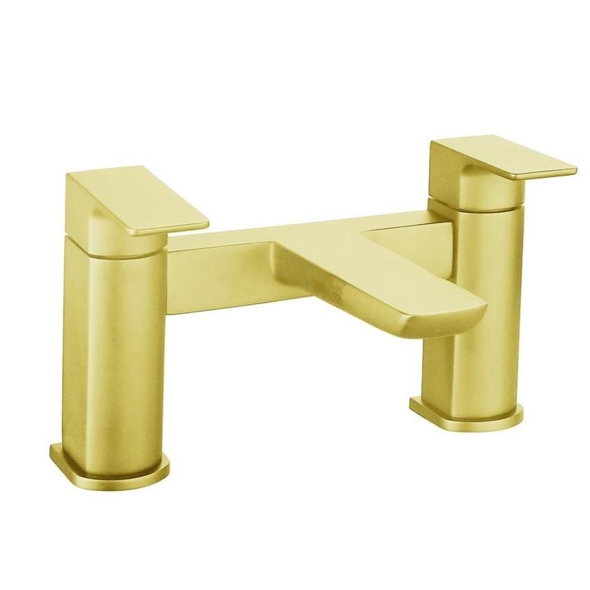 Aquarius Bath Mixer Brushed Brass Aquarius Hydro Bath Filler Tap
